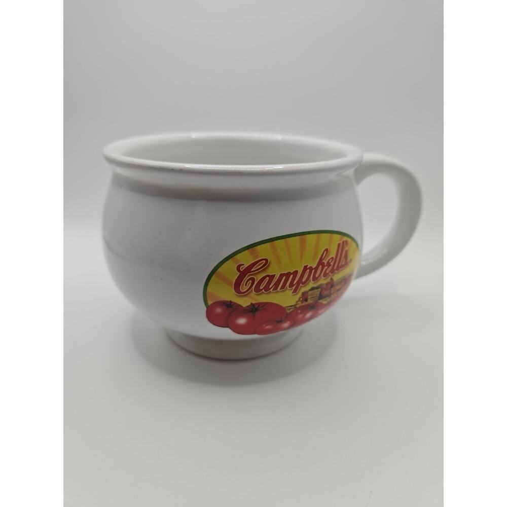 Campbells Soup Large Mug 2005 Houston Harvest Tomato Cup Advertisement Ceramic - Picture 2 of 5